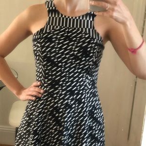 Black and white Parker dress
